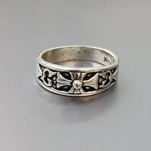 Zilveren gewone ring, 925 sterlingzilveren ring, herenring, puur zilveren ring, aantrekkelijke ring, beste ring voor cadeau, handgemaakte ring, duimring