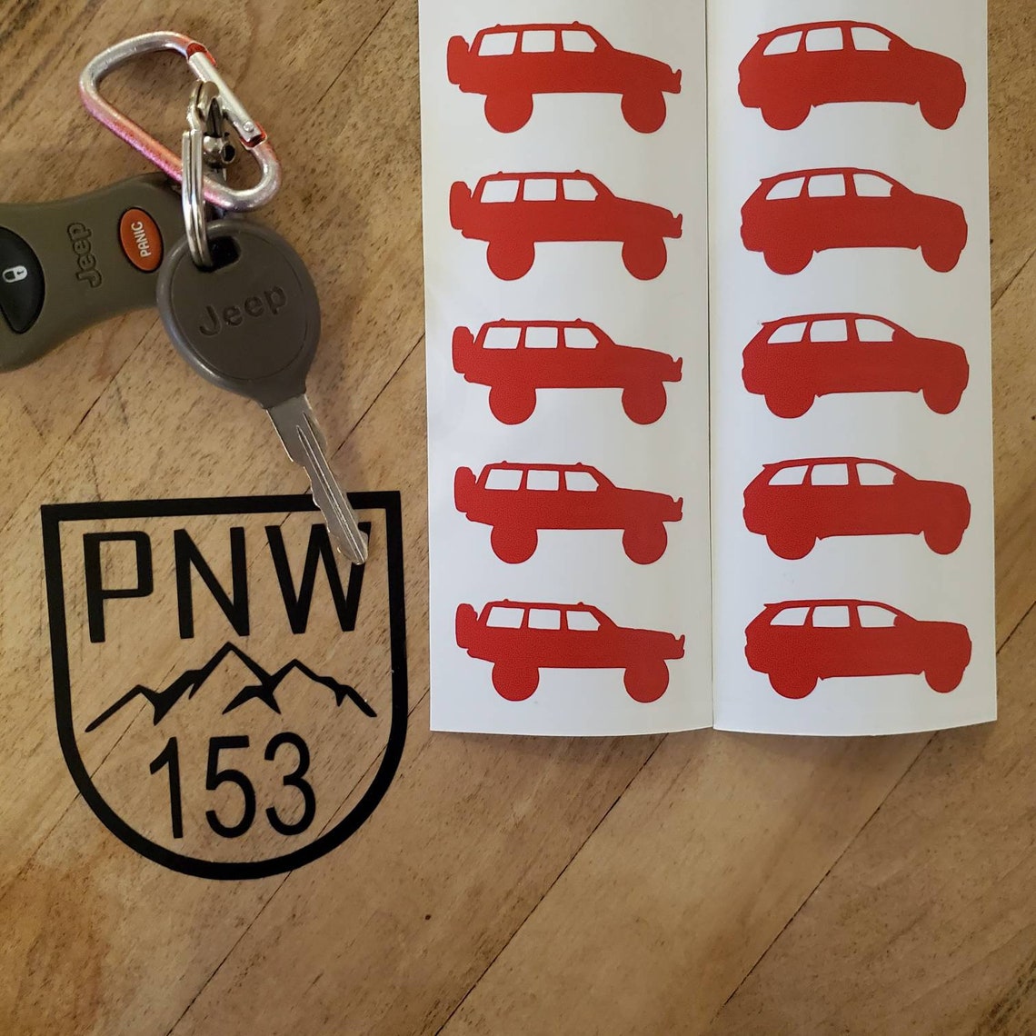 Wheel decal Jeep Easter Egg vinyl decal 2 5pack Zj Etsy