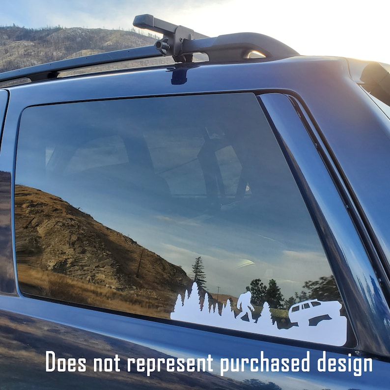 Windshield Decal for Jeep Grand Cherokee WJ Bigfoot Easter Egg Etsy