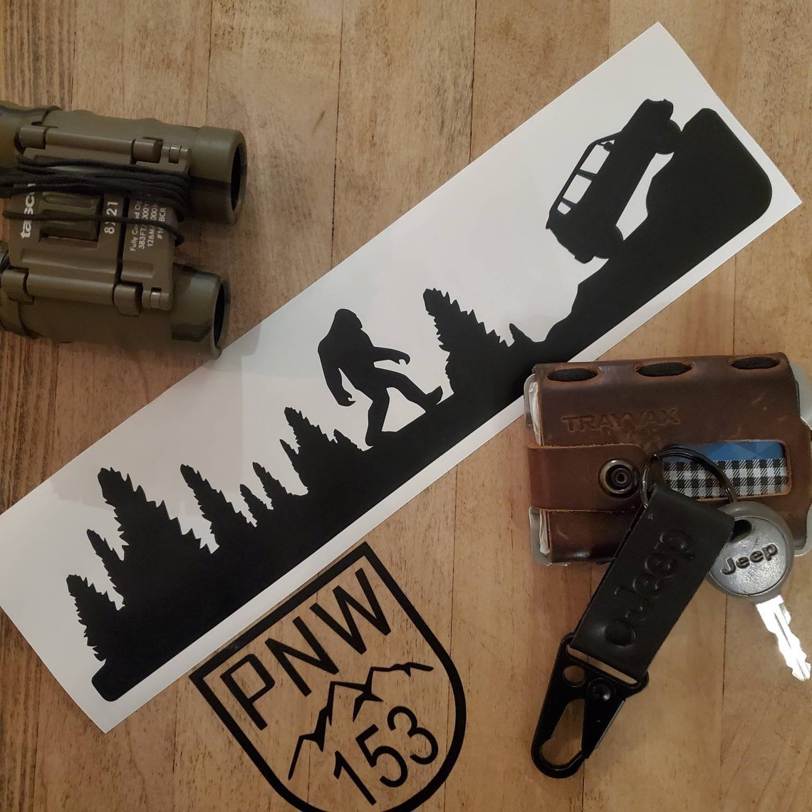 Windshield decal Jeep Renegade BU Bigfoot Easter Egg vinyl Etsy