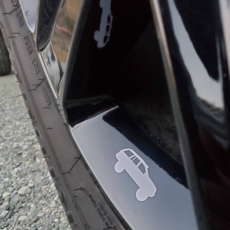 Wheel decal Jeep Easter Egg vinyl decal 2 5pack Zj Etsy