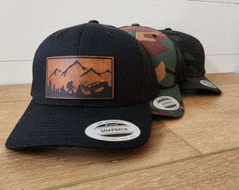 Bigfoot and Wrangler - Build Your Own Leather Patch Hat