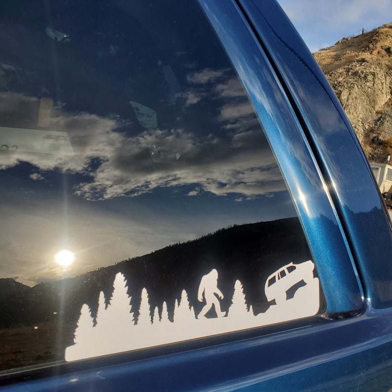 Windshield Decal for Jeep Grand Cherokee WJ Bigfoot Easter Egg Etsy