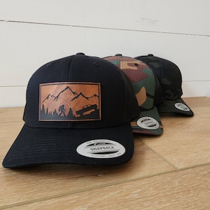 Bigfoot and Tundra - Build Your Own Leather Patch Hat