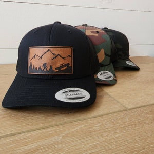 Bigfoot and Tacoma - Build Your Own Leather Patch Hat