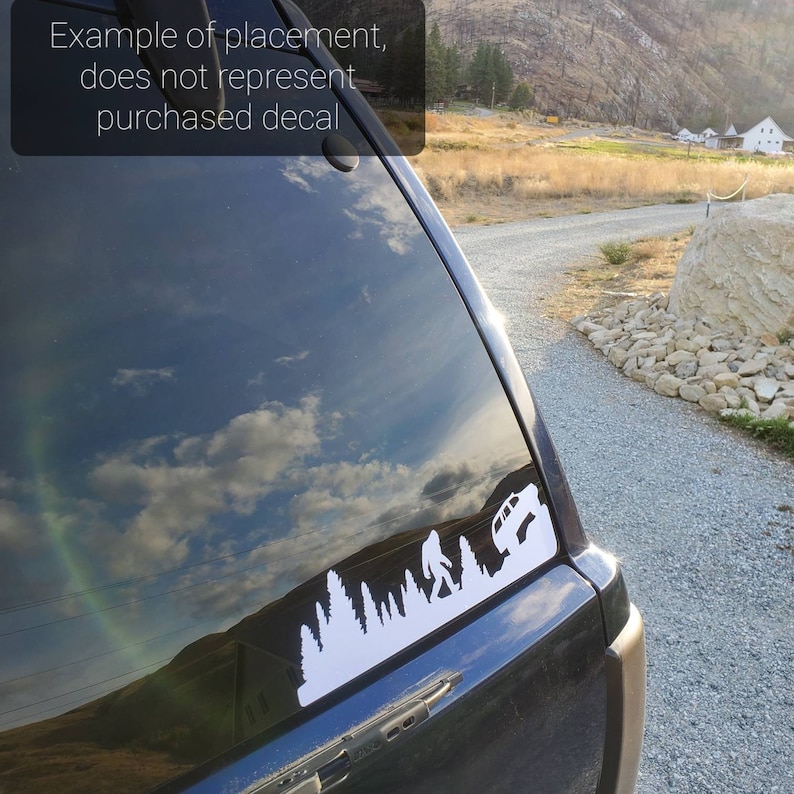 Windshield Decal Jeep Gladiator Bigfoot Easter Egg Vinyl Decal Etsy