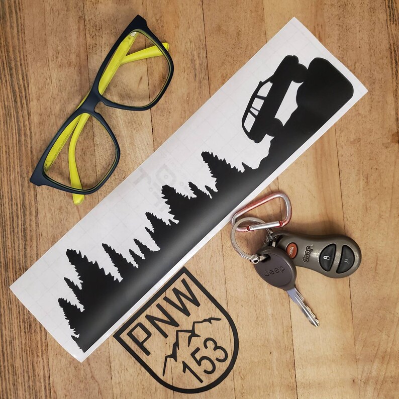 Windshield Decal Jeep Grand Cherokee WJ Easter Egg Vinyl Decal Etsy