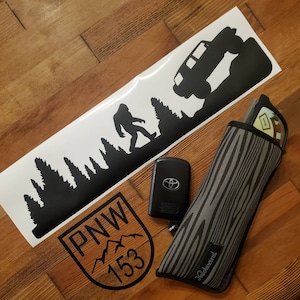 Windshield decal for Toyota Fj Cruiser Easter Egg vinyl decal