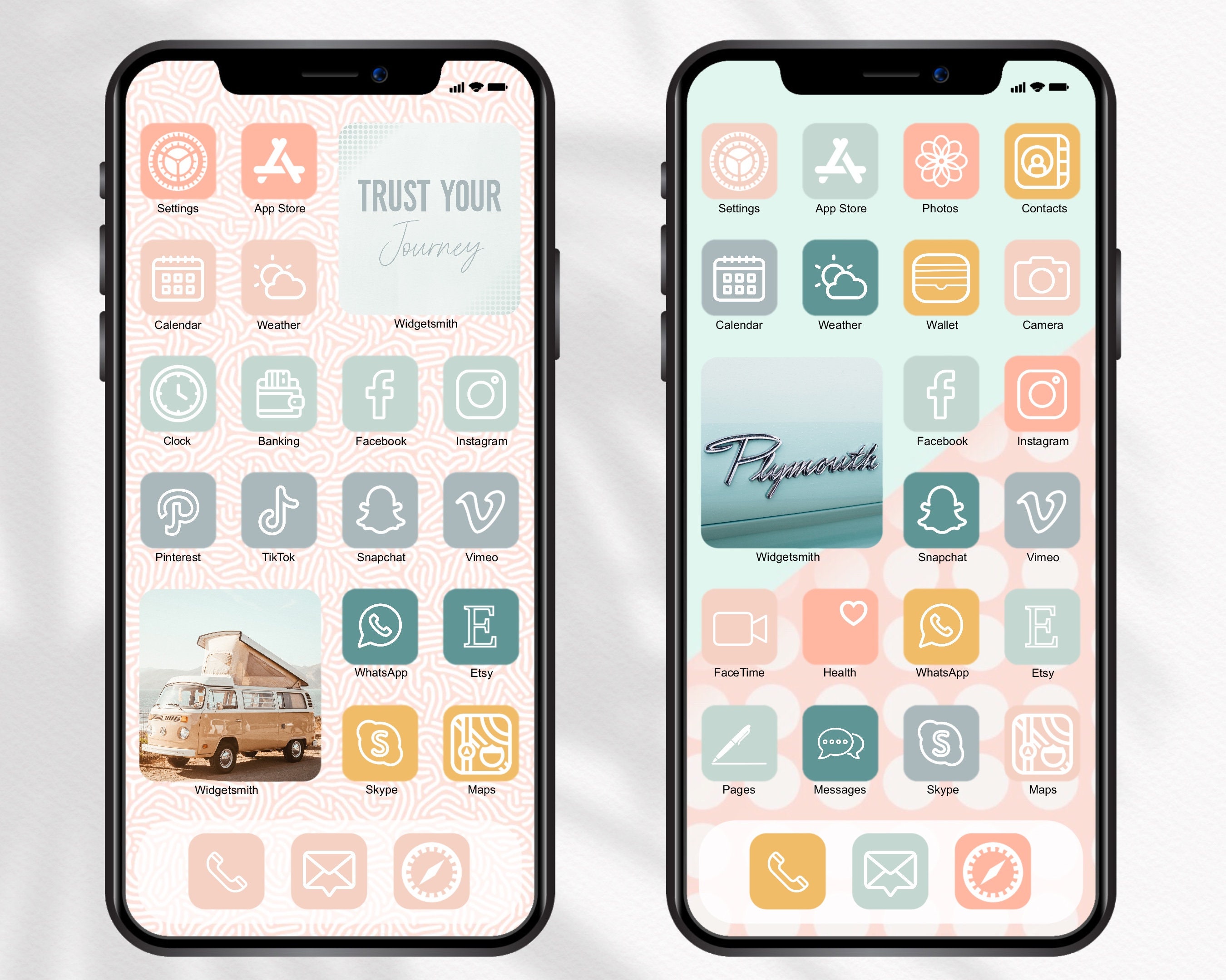 Vintage App Icons iOS14 Iphone Retro App Icon Package Etsy