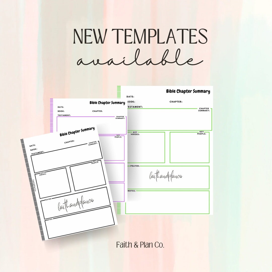 Bible Study, Printable Bible Study Sheets, Chapter Bible Study, - Etsy