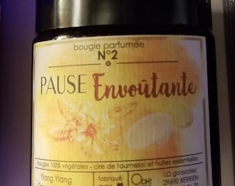 Pause envoûtante - Bougie en cire végétale