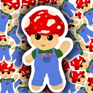Mushroom Friend Sticker