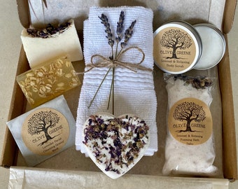Spa Gift Set, Pamper Gift Box for Her, Self Care Box, Vegan Letterbox Gift, Birthday Gift, Thank You Gift, Relaxation Spa Kit, Wellness Pack