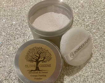 Deodorising Body Powder, Natural Talc Free Talc.