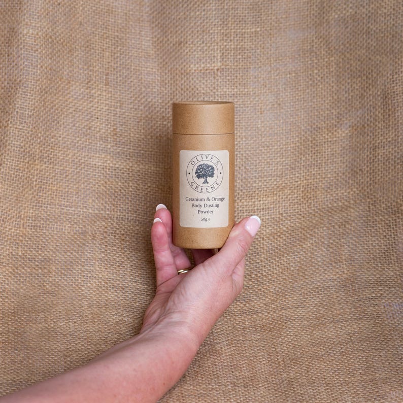 Talc Free Body Powder: Natural Dusting Powder, Aromatherapy Scented Bild 8