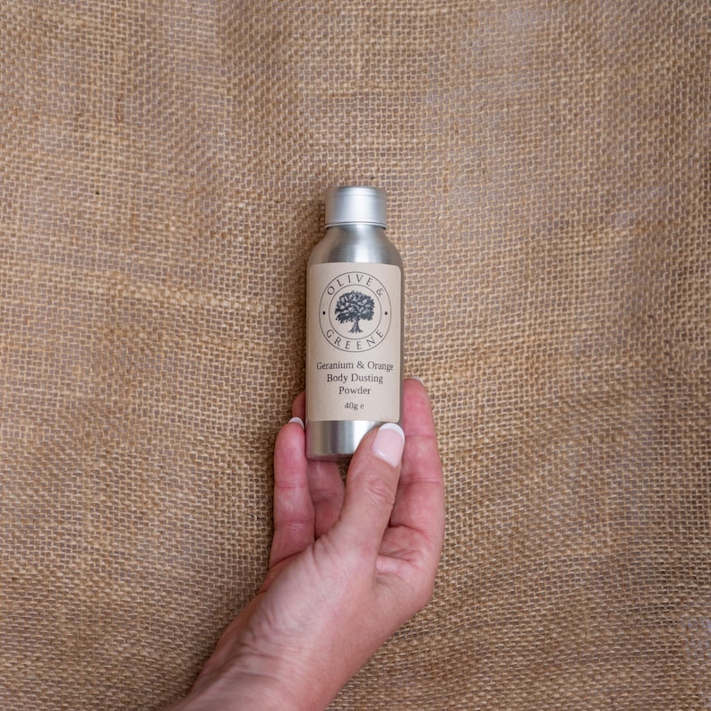 Talc Free Body Powder: Natural Dusting Powder, Aromatherapy Scented Bild 7