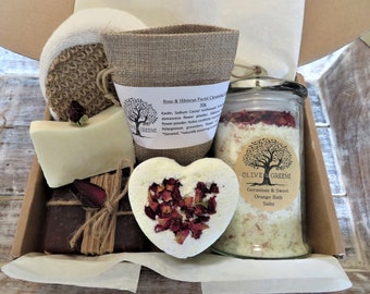 Vegan Spa Gift Box: Aromatherapy Self Care Pamper Hamper