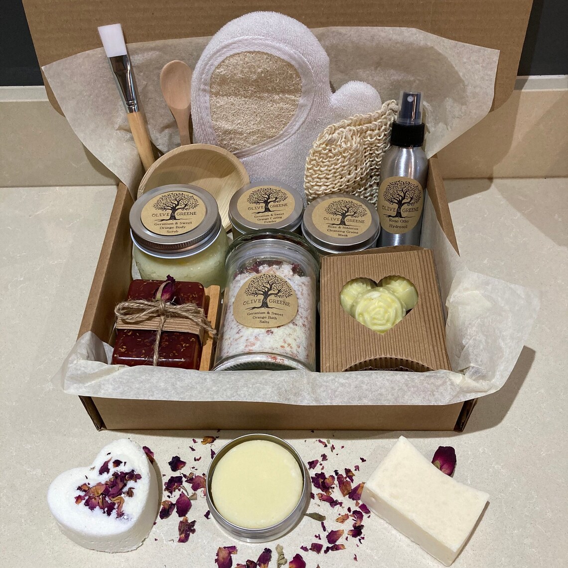 Ultimate Luxury EcoFriendly Spa Gift Set for Her Vegan Etsy