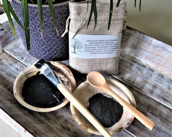Charcoal & Salicylic Acid Face Mask: Vegan Clay Mask, Acne Treatment