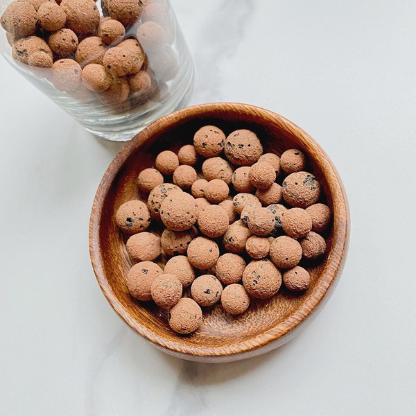 Leca Pebbles for House Plants - Semi-Hydro - Air Flow Helper - Lecca Clay - Plant Topper - Hyrdroton Clay - Natural - Expanded- Root Support