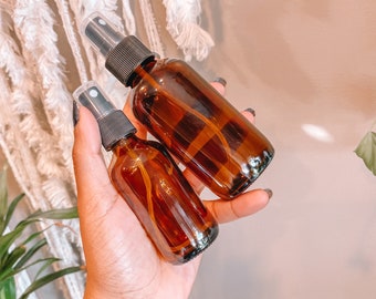 Braunglas Pflanzennebel-Set: 110 ml und 625 ml Sprühflaschen