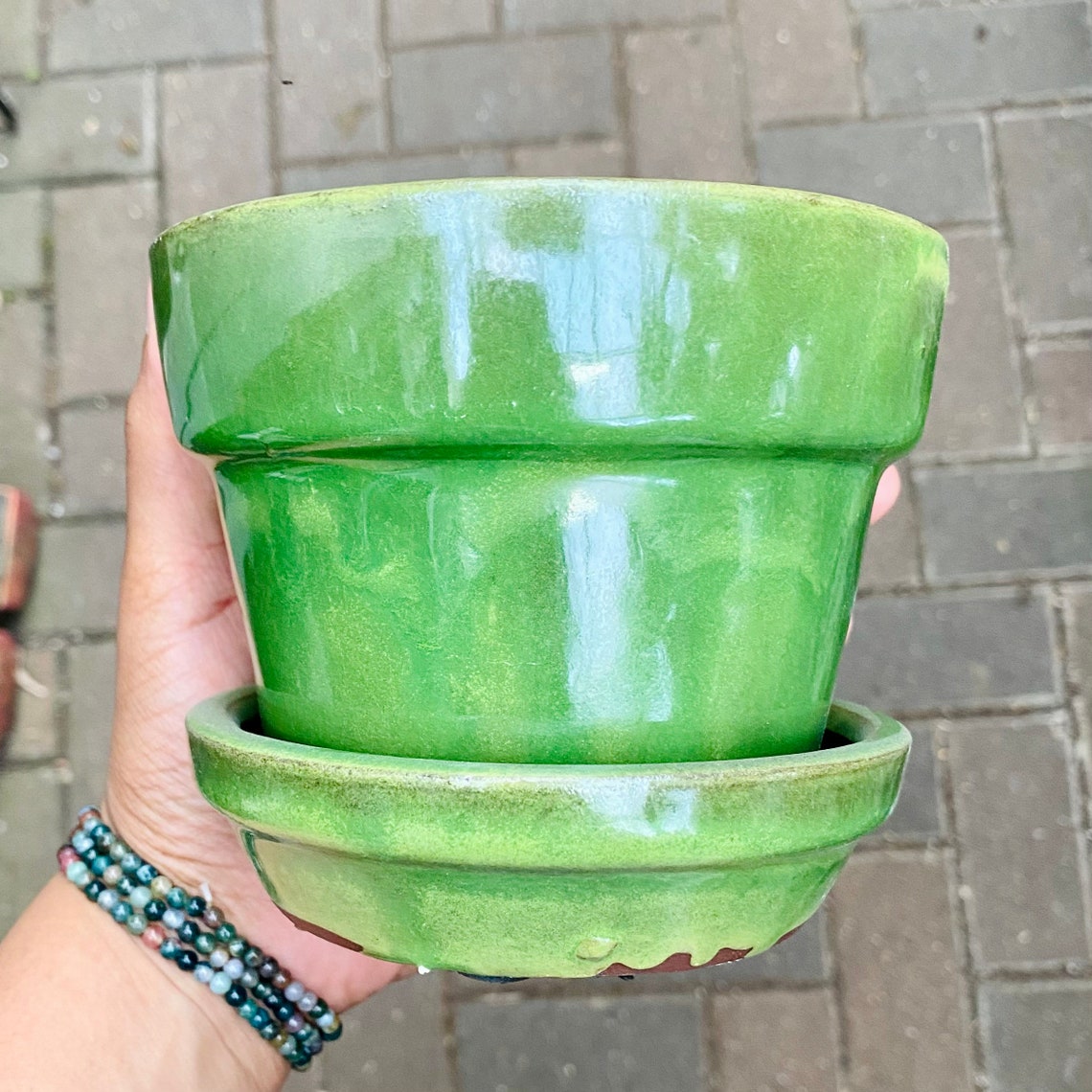 Pick Your Color Ceramic Pot 4 Inch Pot Size Unique Etsy