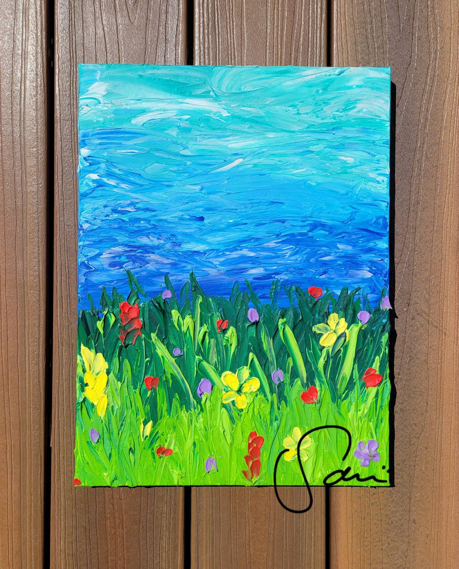 Field of Dreams Pt 2 Original Painting Etsy