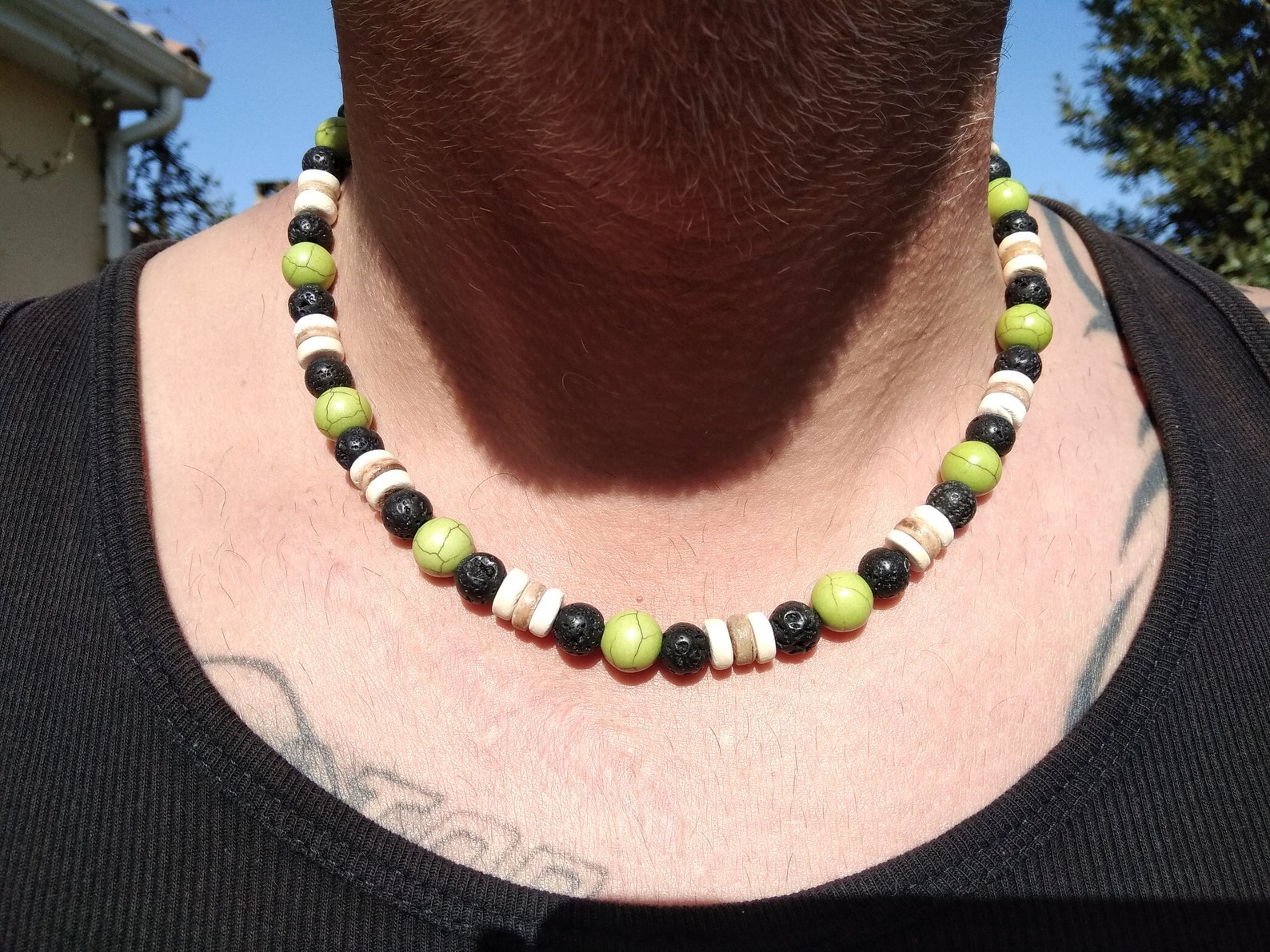 Collier homme style surfeurcollier plagebijou Etsy
