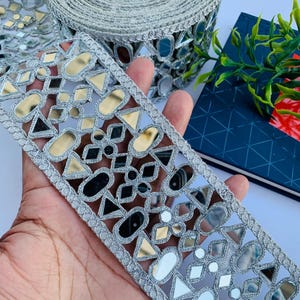 Silverspegelutskärning | 7,5 cm breda designermaterial - 1 kubikmeter