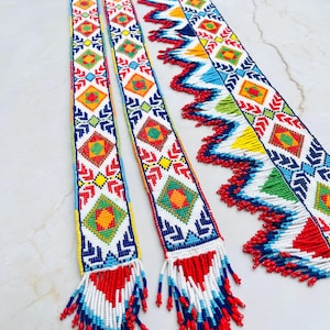 Bandanwar (Toran) Decorativo In Tessuto Con Perline Multicolori - Aditri Creation - 4