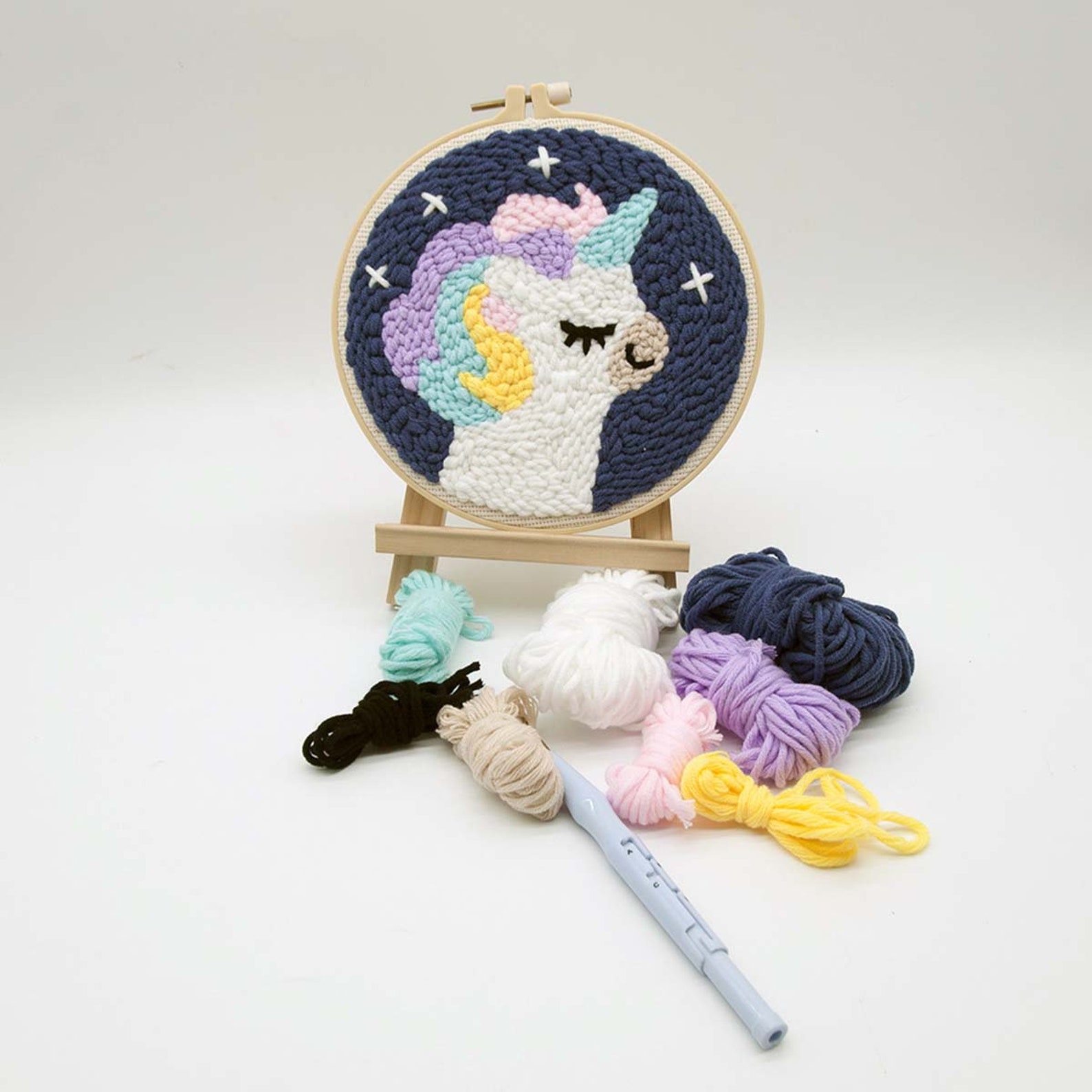 Fabulous Unicorn Punch Needle Kit NEEDLE HOBBY DIY Set for Etsy