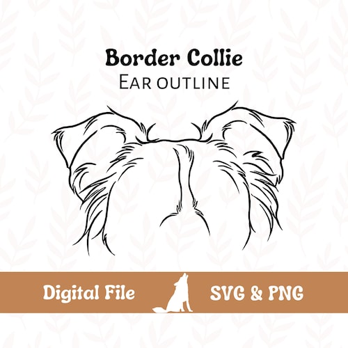 Labrador Retriever Dog Ear Outline SVG Cut File and PNG File Etsy
