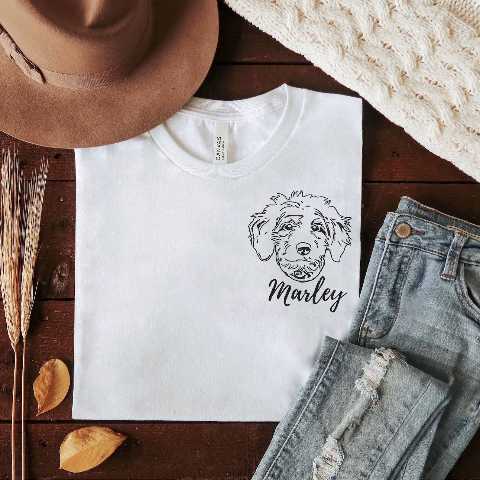 Custom Pet Portrait Shirt Personalized Dog Mom Gift Shirt Etsy