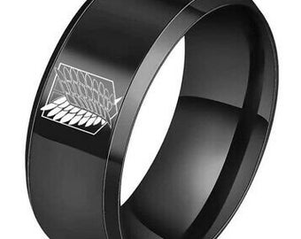 Attack On Titan Ring Etsy