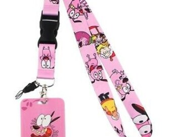 1 Lanyard Cow and Chicken Cartoon Network 90s Cartoons Keychain Lanyard Keyring ID Badge Holder LYN-078 1 Lanyard Cow and Chicken Cartoon Network 90s Cartoons Keychain Lanyard Keyring ID Badge Holder LYN-078