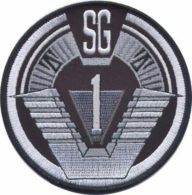 Stargate SG1 Logo 3 78 Diameter Embroidered Uniform Shoulder Patch Stargate SG1 Logo 3 78 Diameter Embroidered Uniform Shoulder Patch