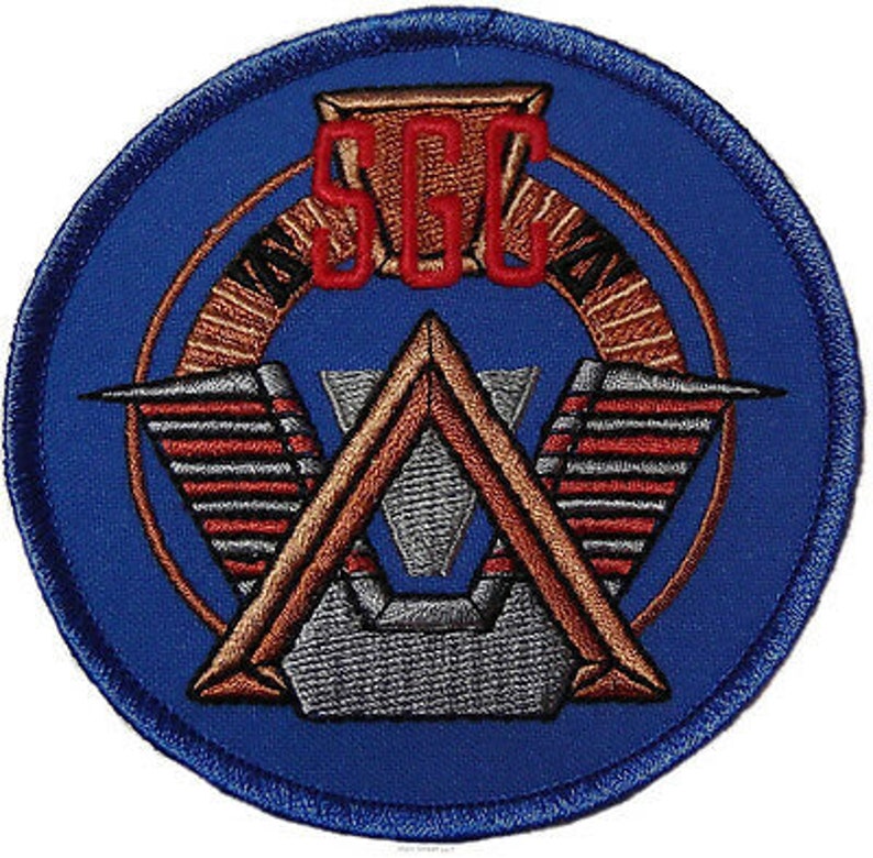 Stargate Command SGC Main SG-1 Logo 3 12 Wide Embroidered Patch