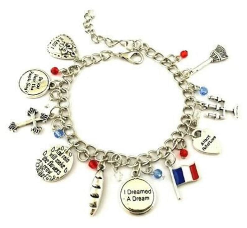 Classic Broadway Musicals Set of 6 Themed Novelty Charm Bracelet