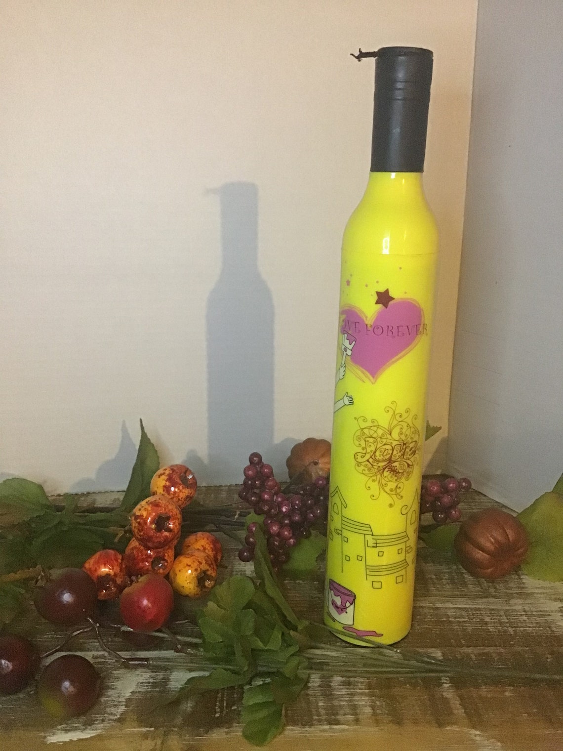 Deco Wine bottle Umbrella Etsy