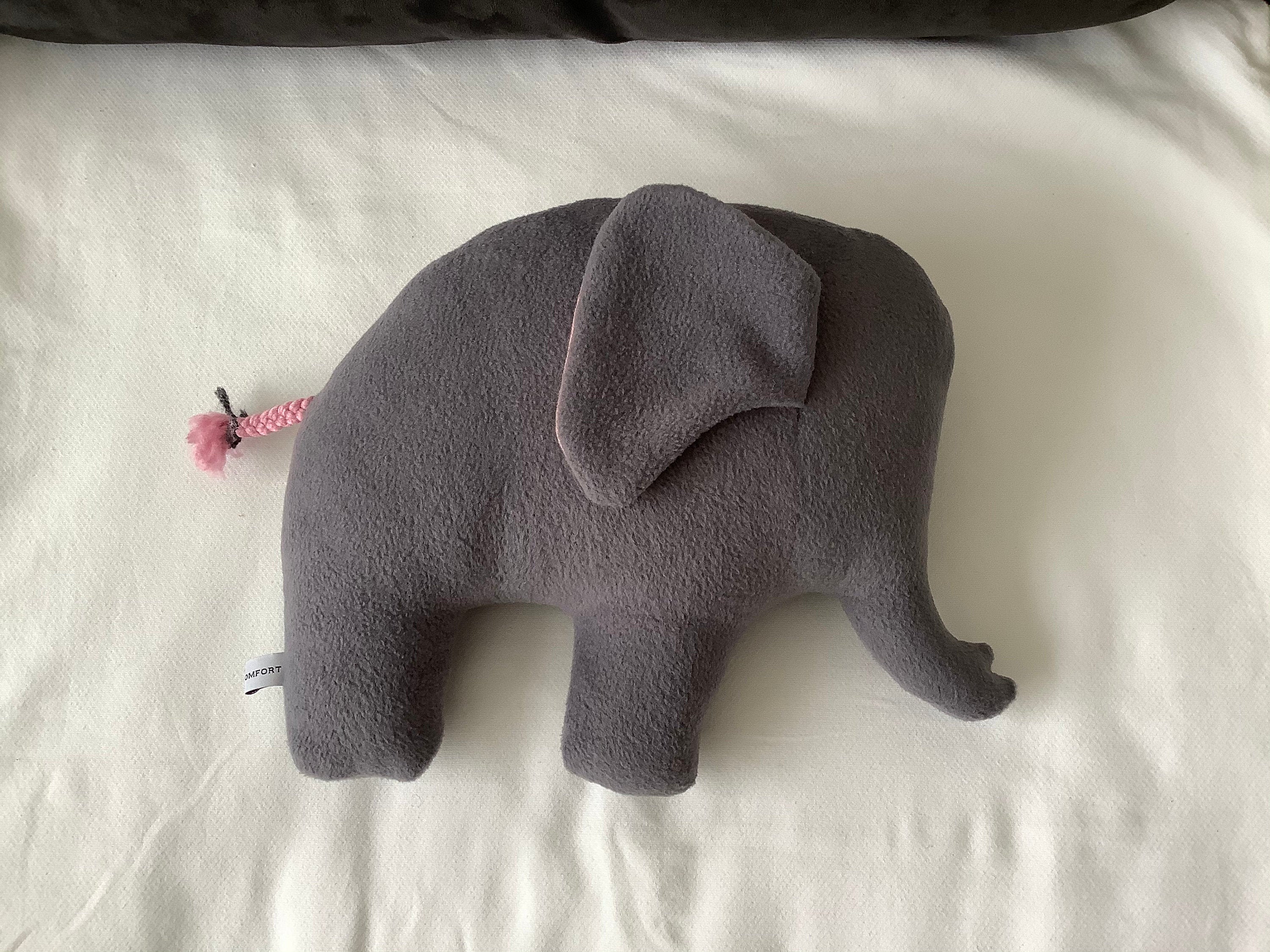 Gray Grey, 24 Inches Tezituor Elephant Plush Soft Hug Stuffed Animals Pillow for Boy Girl Kids 