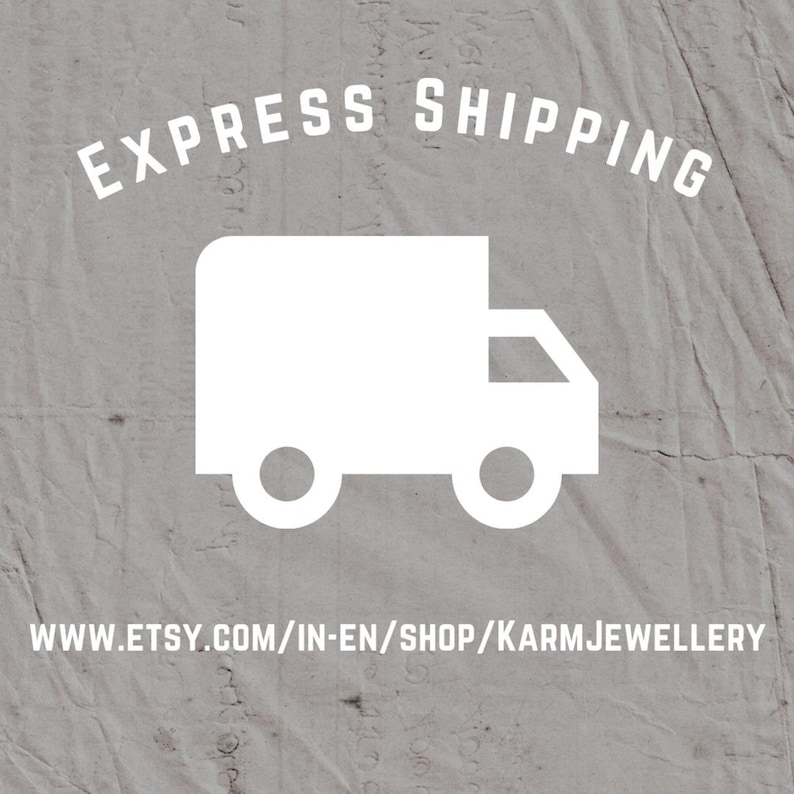 以下が含まれることがあります： 「EXPRESS SHIPPING」の文字と白い配達トラックのグラフィック。背景はテクスチャ加工されたグレーの表面。ウェブサイトのアドレスが下に表示されています。