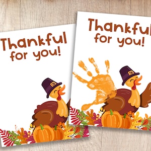 Thanksgiving Printable | Handabdruck für Kinder | Ressourcen für Lehrer und Eltern | Herbst Herbst Handwerk für Kleinkinder, Pre-K, Kindergarten