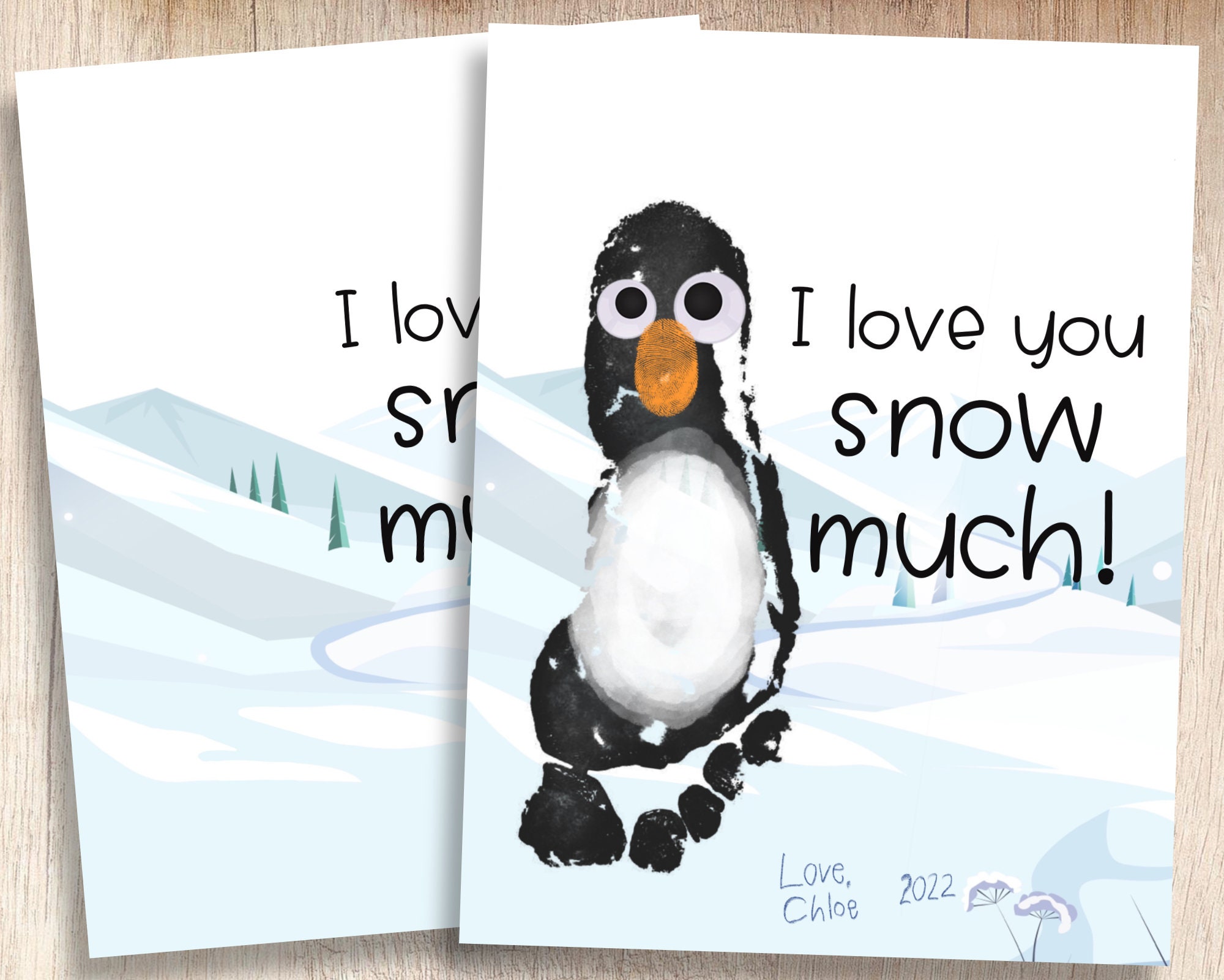 38 Penguin Crafts: Fun and Creative Ideas for the Whole Family 8 Snowy Penguin Christmas/Holiday Printable Kids' Handprint Keepsake…
