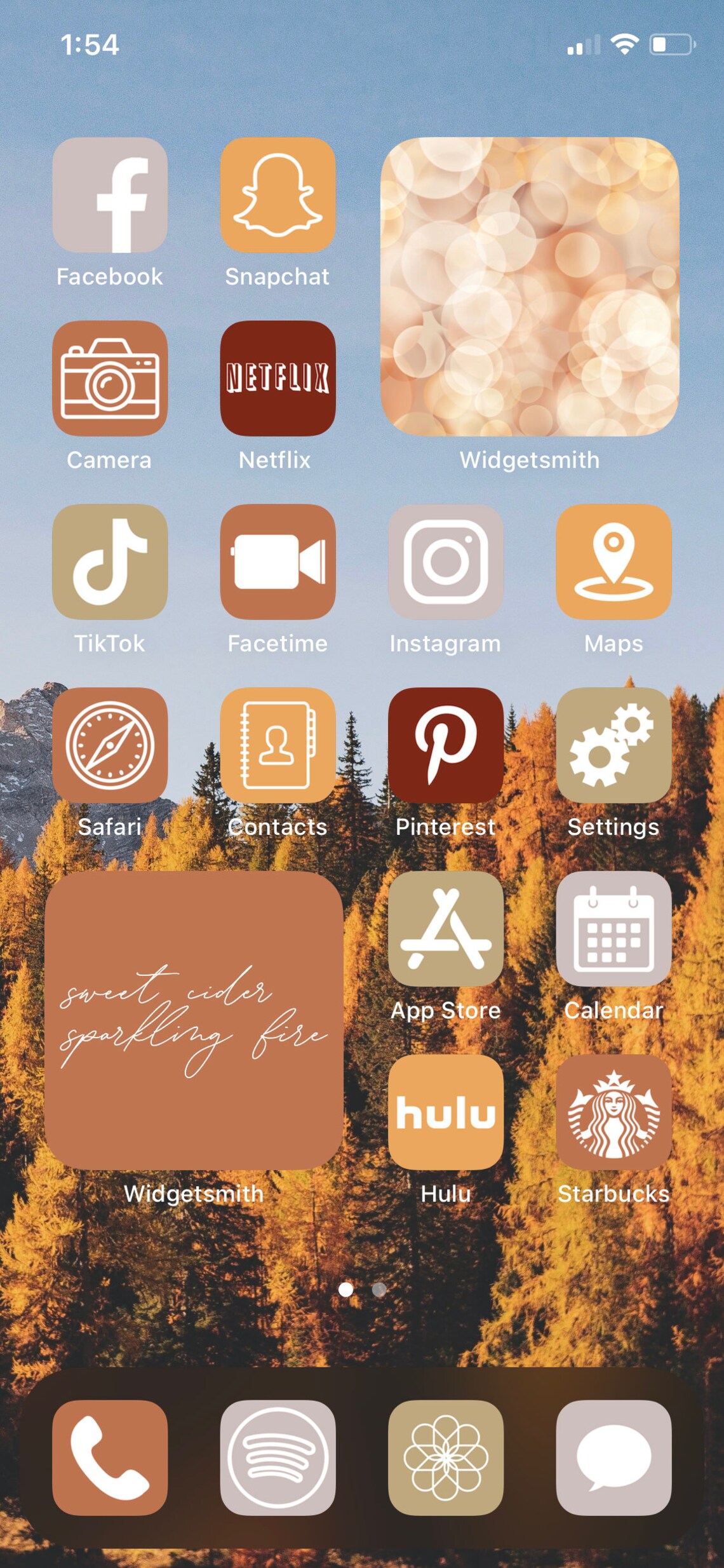 Ios 14 App Icons Fall Harvest Aesthetic Iphone Theme 45 | Etsy
