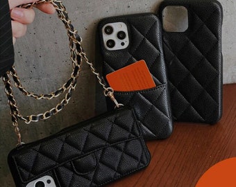Chanel Phone Pouch Chain, Luxury Phone Pouch Crossbody