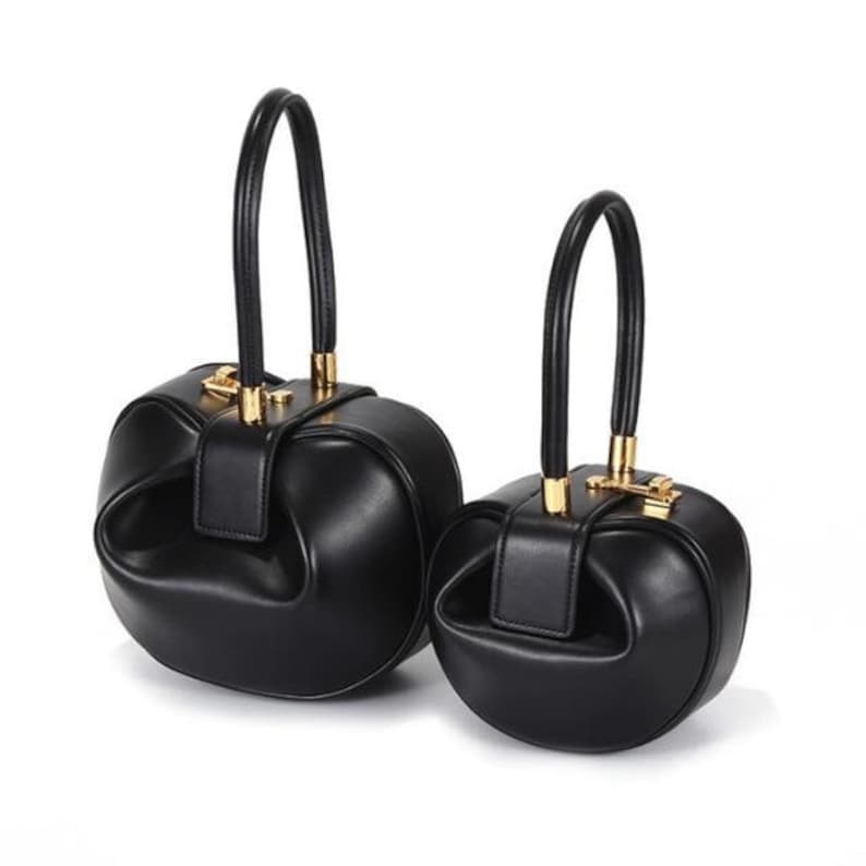 High-Grade One-shoulder Crossbody Underarm Leather Folds Cloud Bag