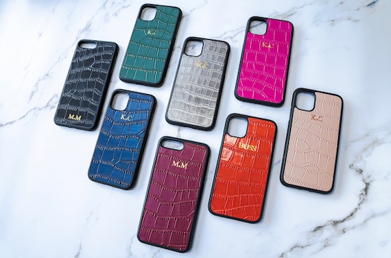 Leather Phone Case | Monogram Custom Embossed Personalized Phone Case | Phone  Cover | Custom Gifts Leather iPhone Case - Etsy