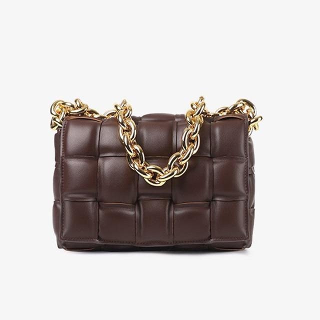 Gold Chain Bag Trendy Bag Unique Handbag Vintage Bag - Etsy