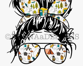 Free Free 78 Messy Bun Camping Life Svg SVG PNG EPS DXF File