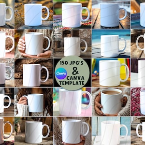 150 Mug Mockup, Mockup Mug, Coffee Mug Mockup, Mug Mockup Bundle, Mockup Bundle, Ceramic Mug Mockup, White Mug, Coffee Mug Mockup
